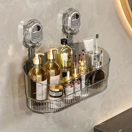 No-Drill Bathroom Suction Storage Box
