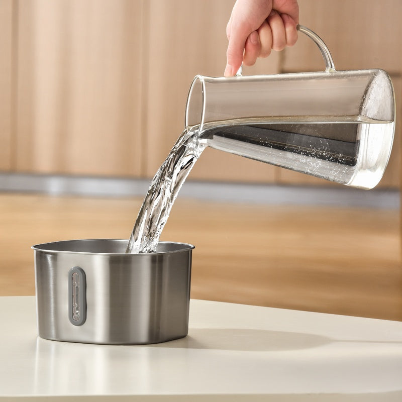 2.2L Stainless Steel Cat Water Fountain with Filter