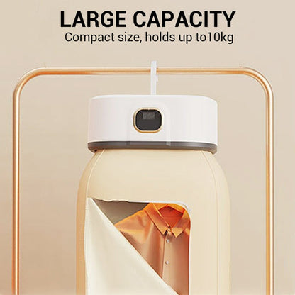 Portable, foldable mini dryer