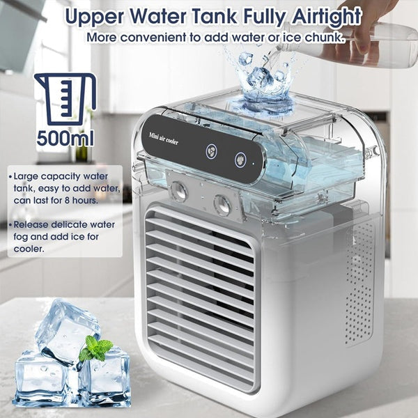 Mini Portable Air Conditioner with Cooling