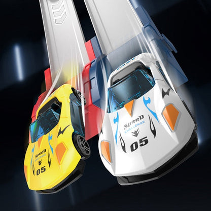Double Toy Car Starter Race Track - 2 starters with 360° loops