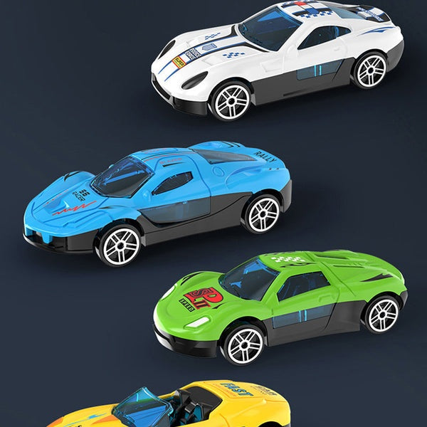Double Toy Car Starter Race Track - 2 starters with 360° loops