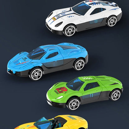 Double Toy Car Starter Race Track - 2 starters with 360° loops