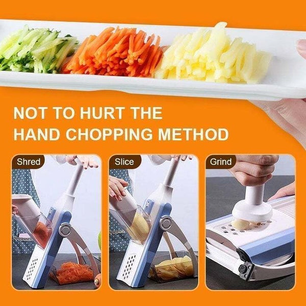 Multifunctional vegetable cutter for the kitchen