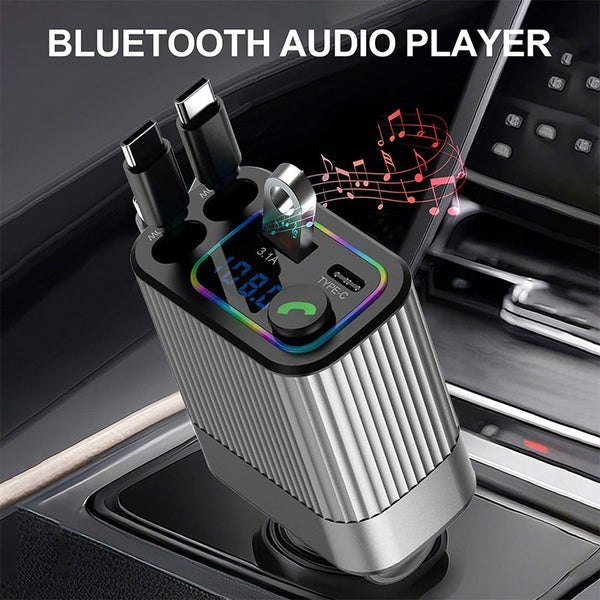 2-in-1 Charger & Car Bluetooth Player