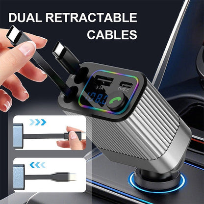 2-in-1 Charger & Car Bluetooth Player