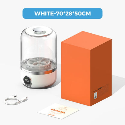 Portable, rechargeable mini washing machine